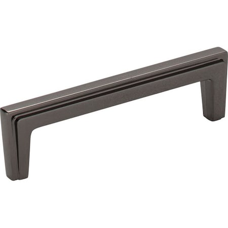 Jeffrey Alexander 96 mm Center-to-Center Black Nickel Lexa Cabinet Pull 259-96BN